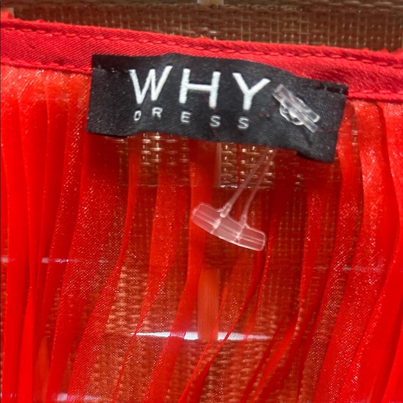 WynneLayers Red Pleated Draped Cape Jacket - Picture 4 of 8